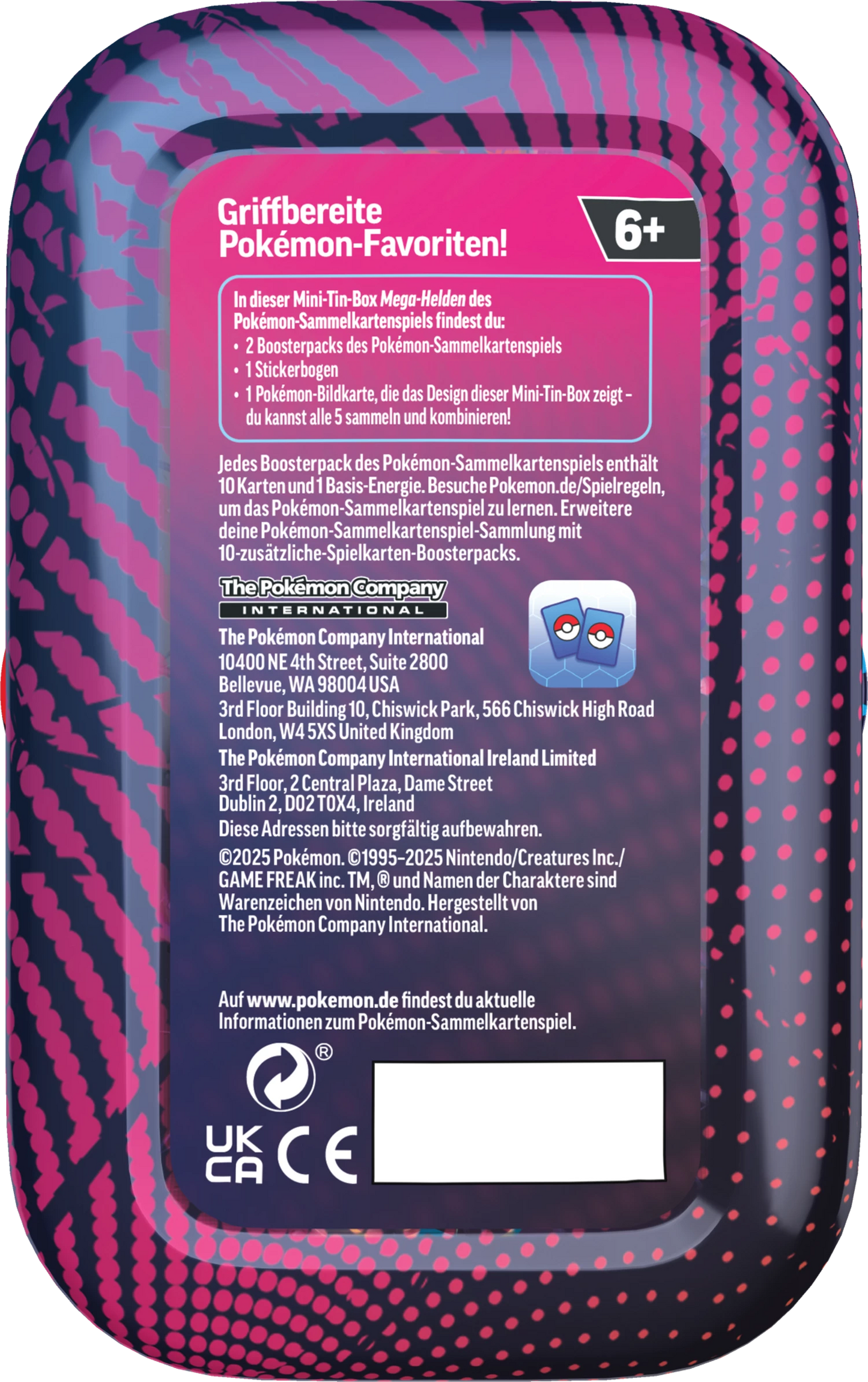 Mini boîte Pokémon Mega Evolution (ME01)