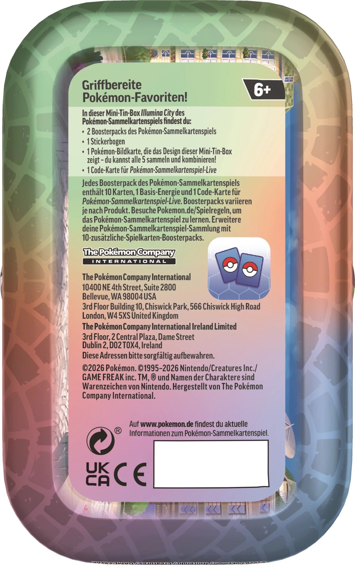 Pokémon Mega-Entwicklung Illumina City Mini-Tin