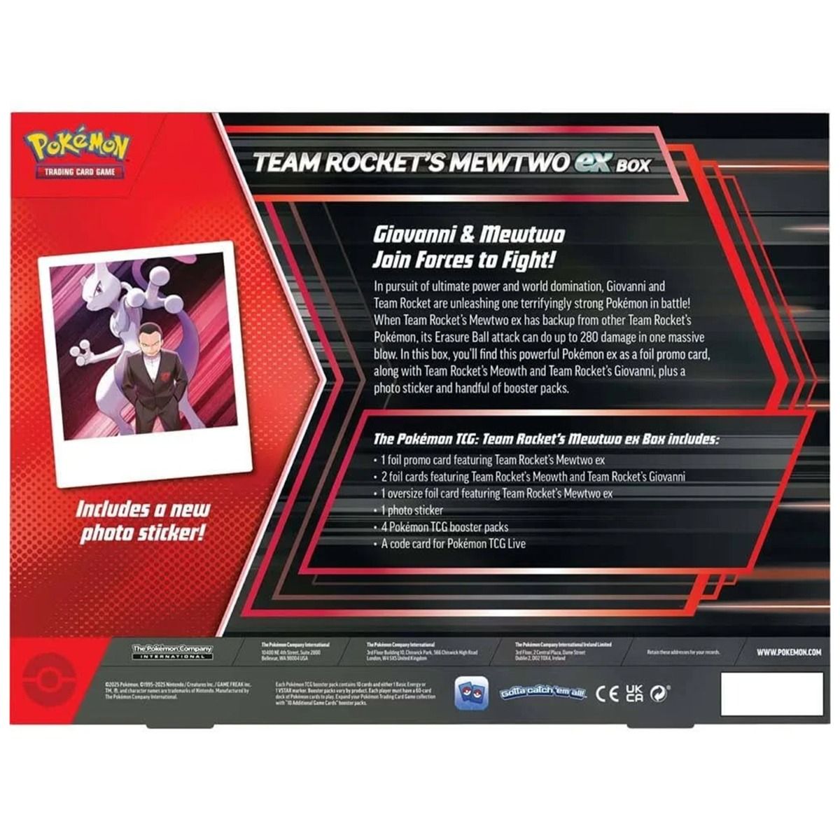 Detsuki - Pokémon Team Rocket's Mewtwo ex Box