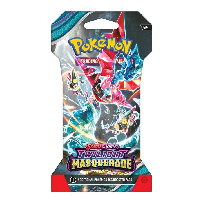 pokemon tcg twilight masquerade booster box sv06 Pokmon Scarlet & Violet 18 Sealed Packs appearing as four fearsome types of Tera Pokemon ex and team up with more newly discovered Pokemon like Bloodmoon Ursaluna ex and Sinistcha ex Pokmon Twilight Masquerade Booster (SV06)