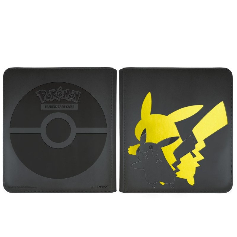 UltraPro Pikachu Elite Series 12-Taschen Pro-Binder mit Reißverschluss