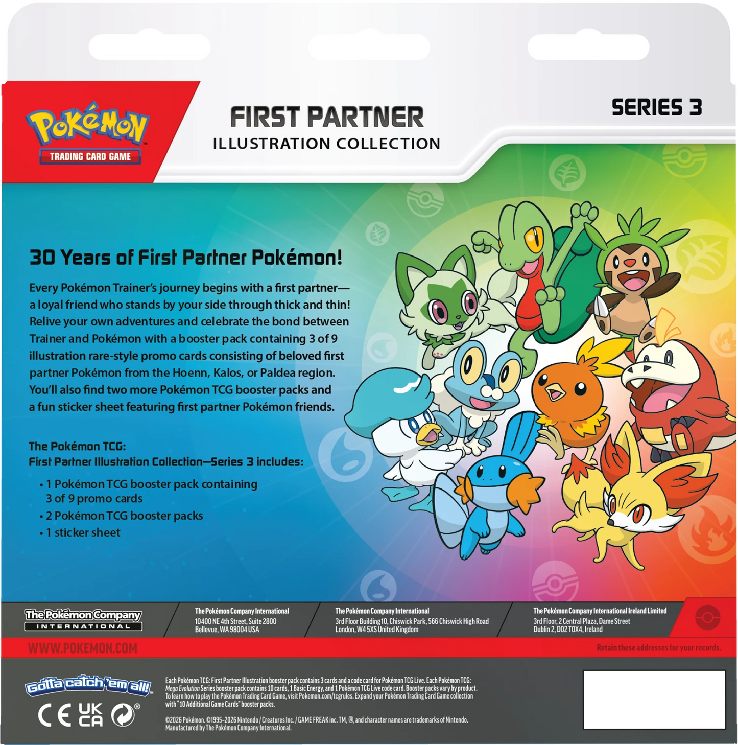 Pokémon First Partner Illustration Collection 3