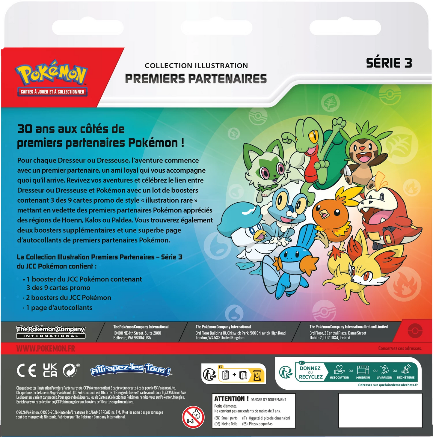 Pokémon First Partner Illustration Collection 3