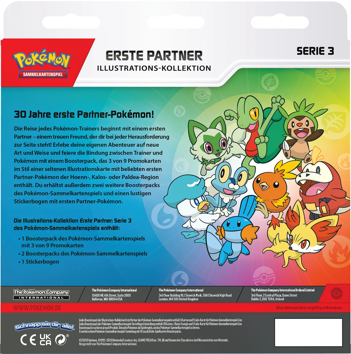 Pokémon First Partner Illustration Collection 3