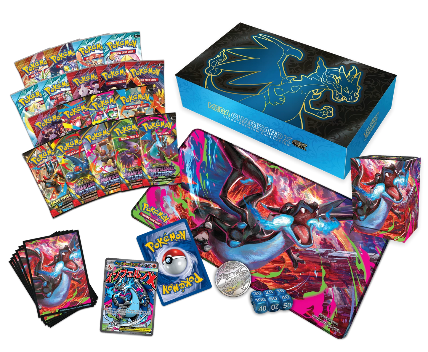 Pokémon Mega Evolutions Phantasmal Flames Ultra Premium Collection (M02)