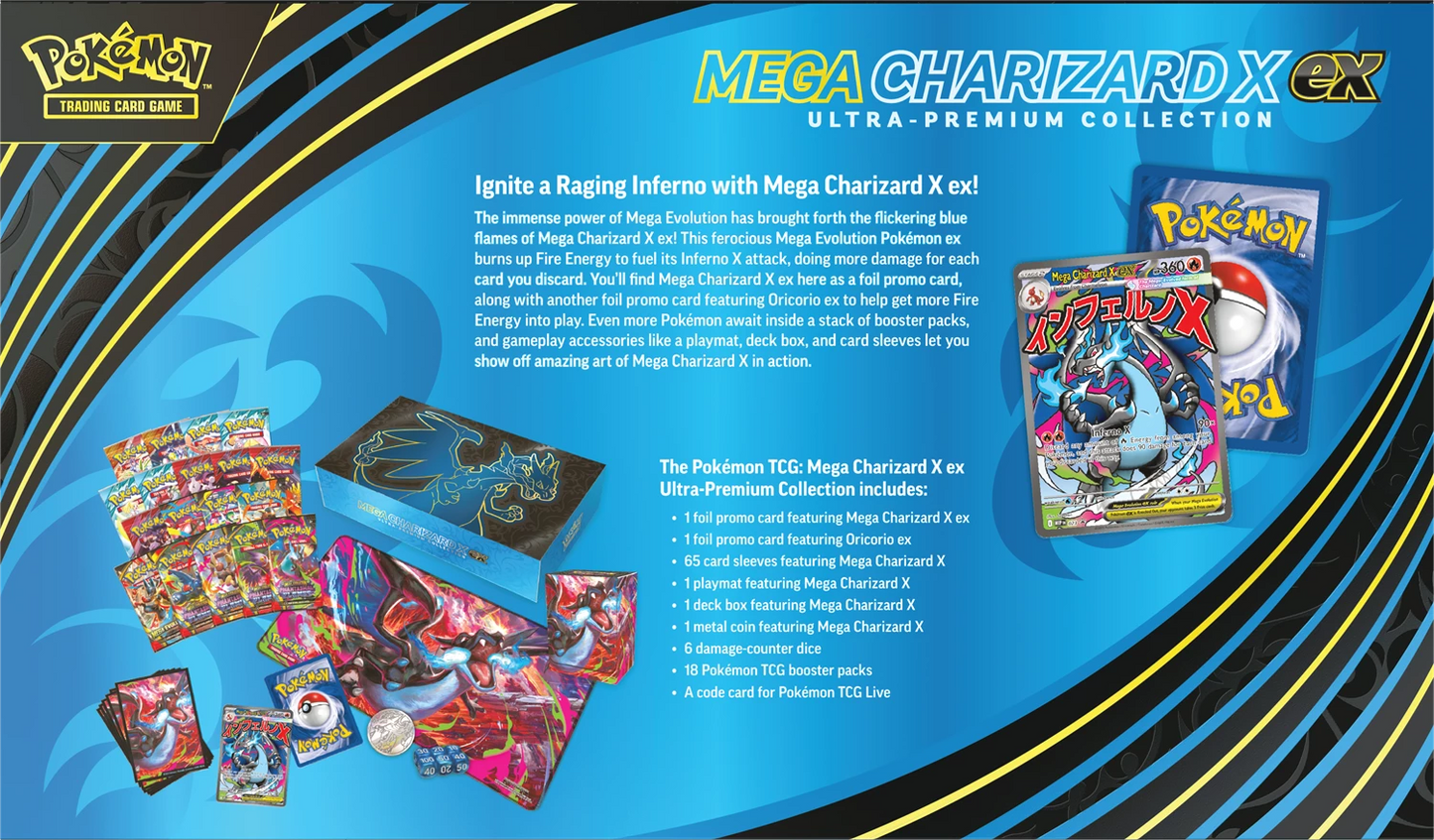 Pokémon Mega Evolutions Phantasmal Flames Ultra Premium Collection (M02)