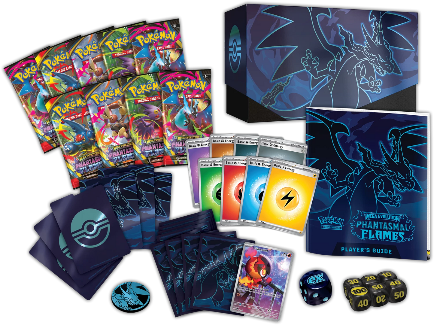 Pokémon Mega Evolutions Phantasmal Flames Elite Trainer Box (M02)