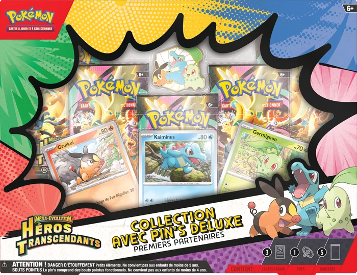 Pokémon Mega Evolution Ascended Heroes First Partners Deluxe Pin Collection (M2.5)