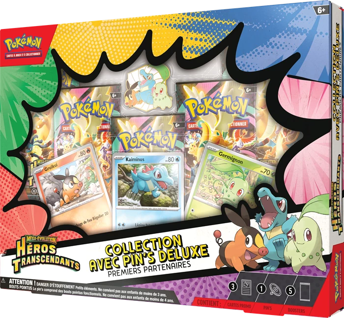 Pokémon Mega Evolution Ascended Heroes First Partners Deluxe Pin Collection (M2.5)