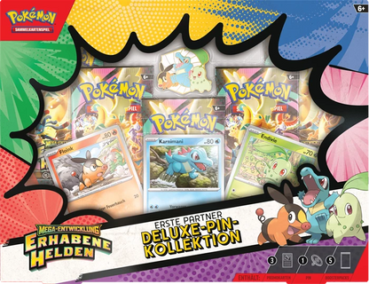 Pokémon Mega Evolution Ascended Heroes First Partners Deluxe Pin Collection (M2.5)