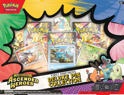 Pokémon Mega Evolution Ascended Heroes First Partners Deluxe Pin Collection (M2.5)