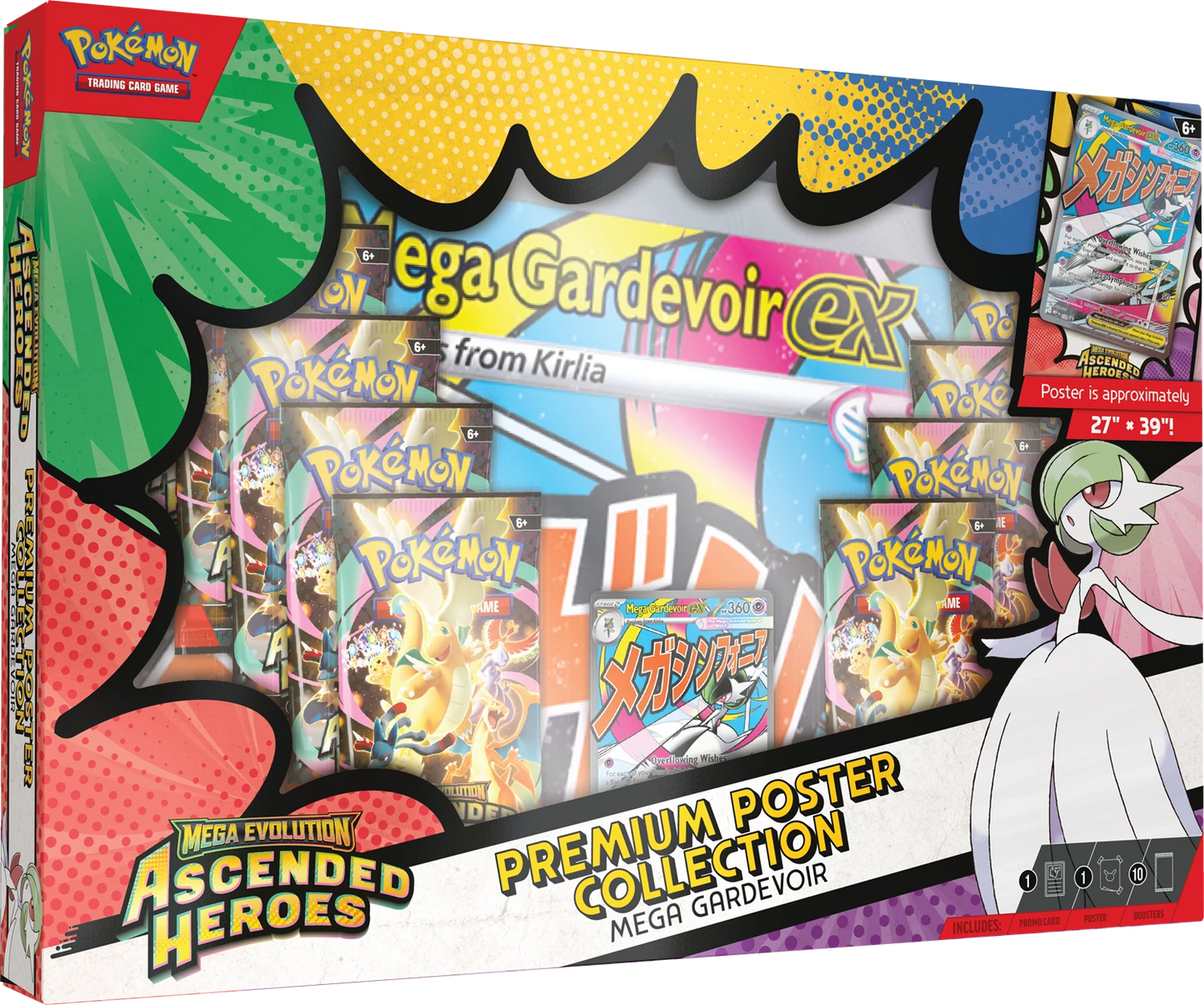 Pokémon Mega Evolution Ascended Heroes Premium Poster Collection (M2.5)