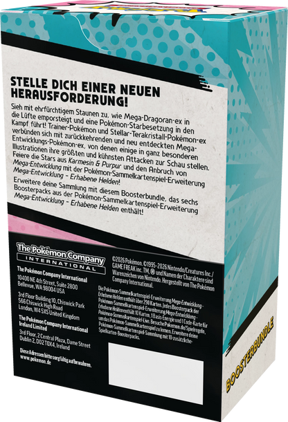 Pokémon Mega Evolutions Ascended Heroes Booster Bundle (M2.5)
