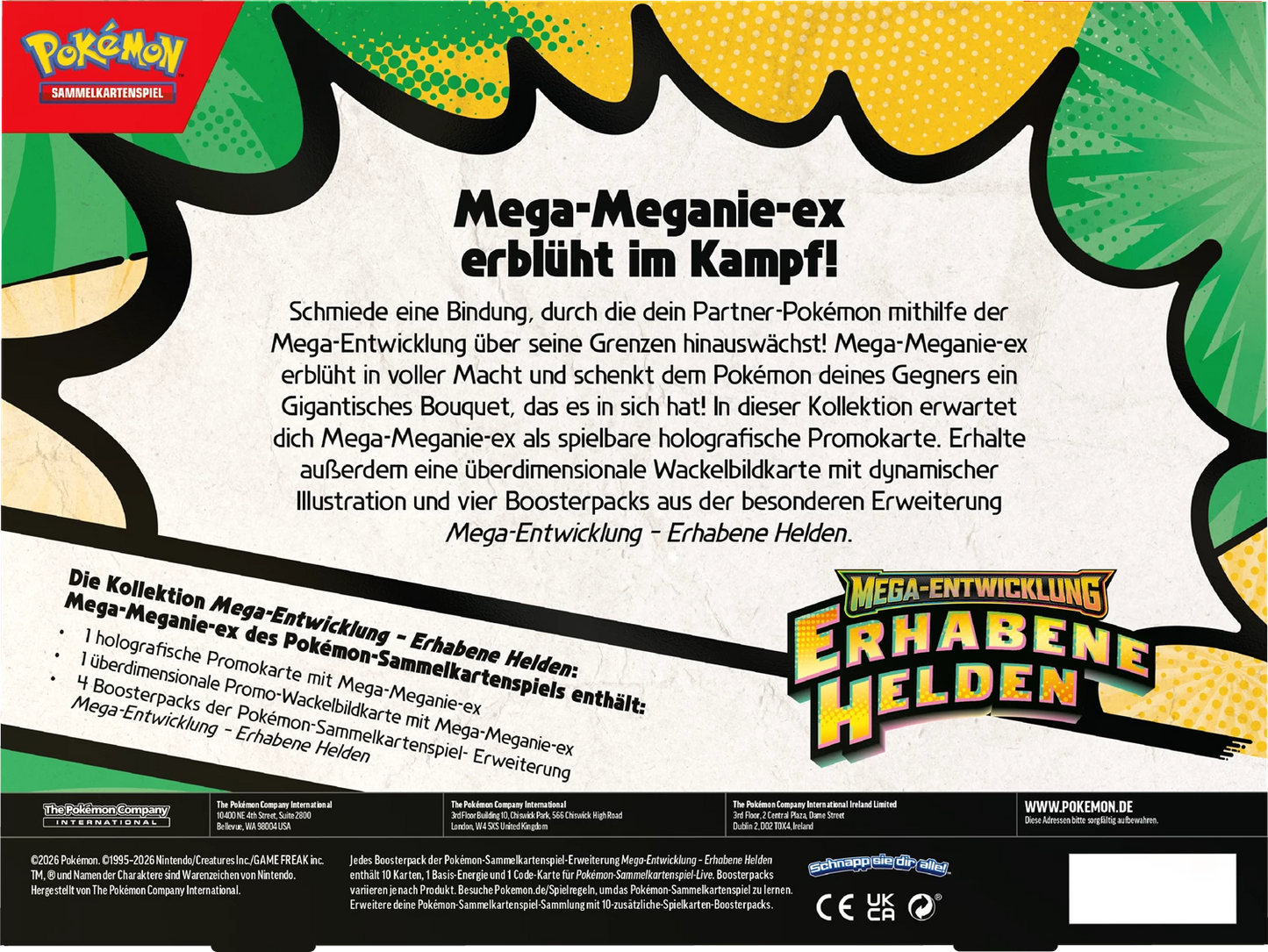Pokémon Mega-Entwicklung Aufgestiegene Helden ex Box (M2.5)