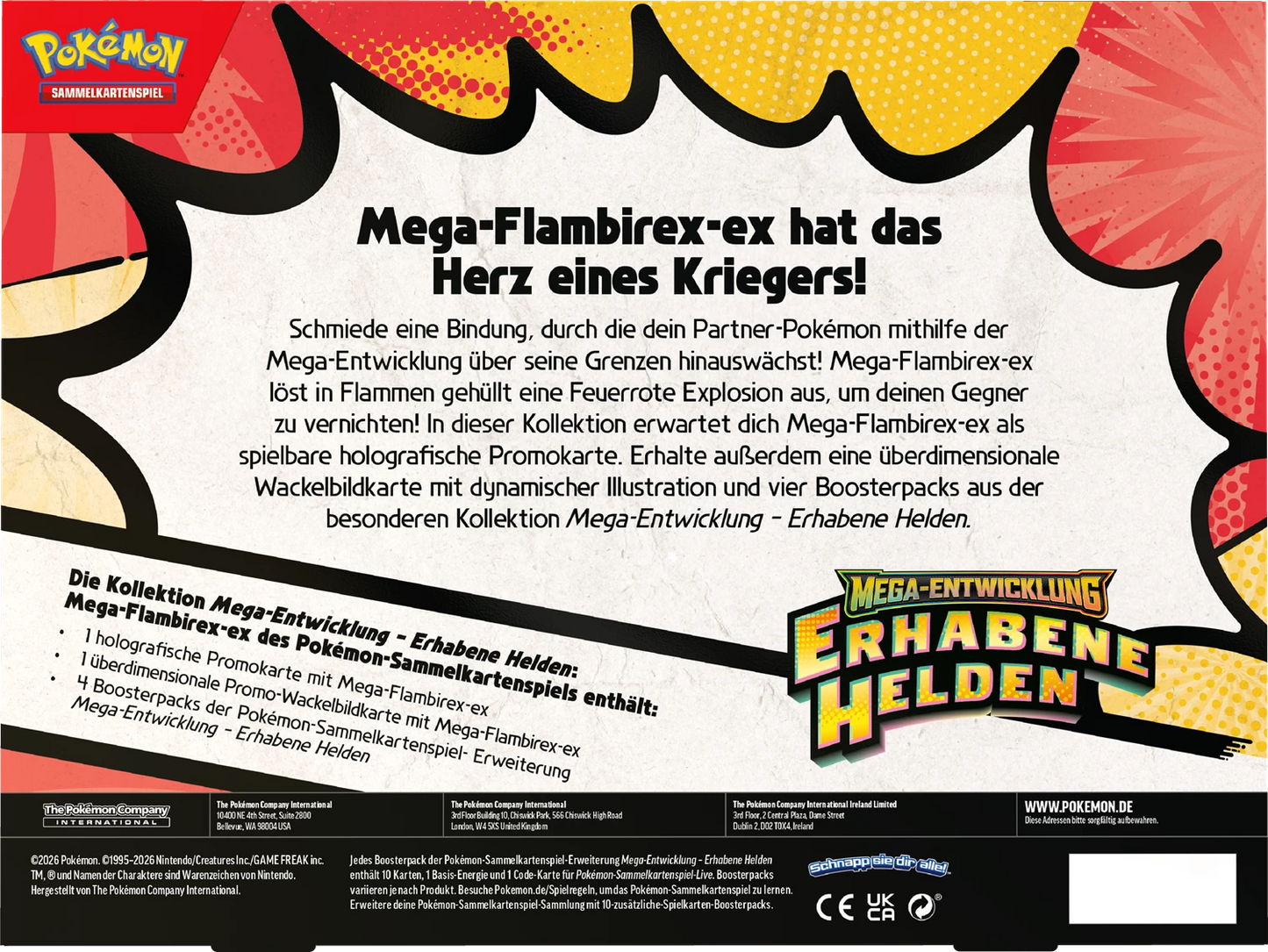 Pokémon Mega-Entwicklung Aufgestiegene Helden ex Box (M2.5)