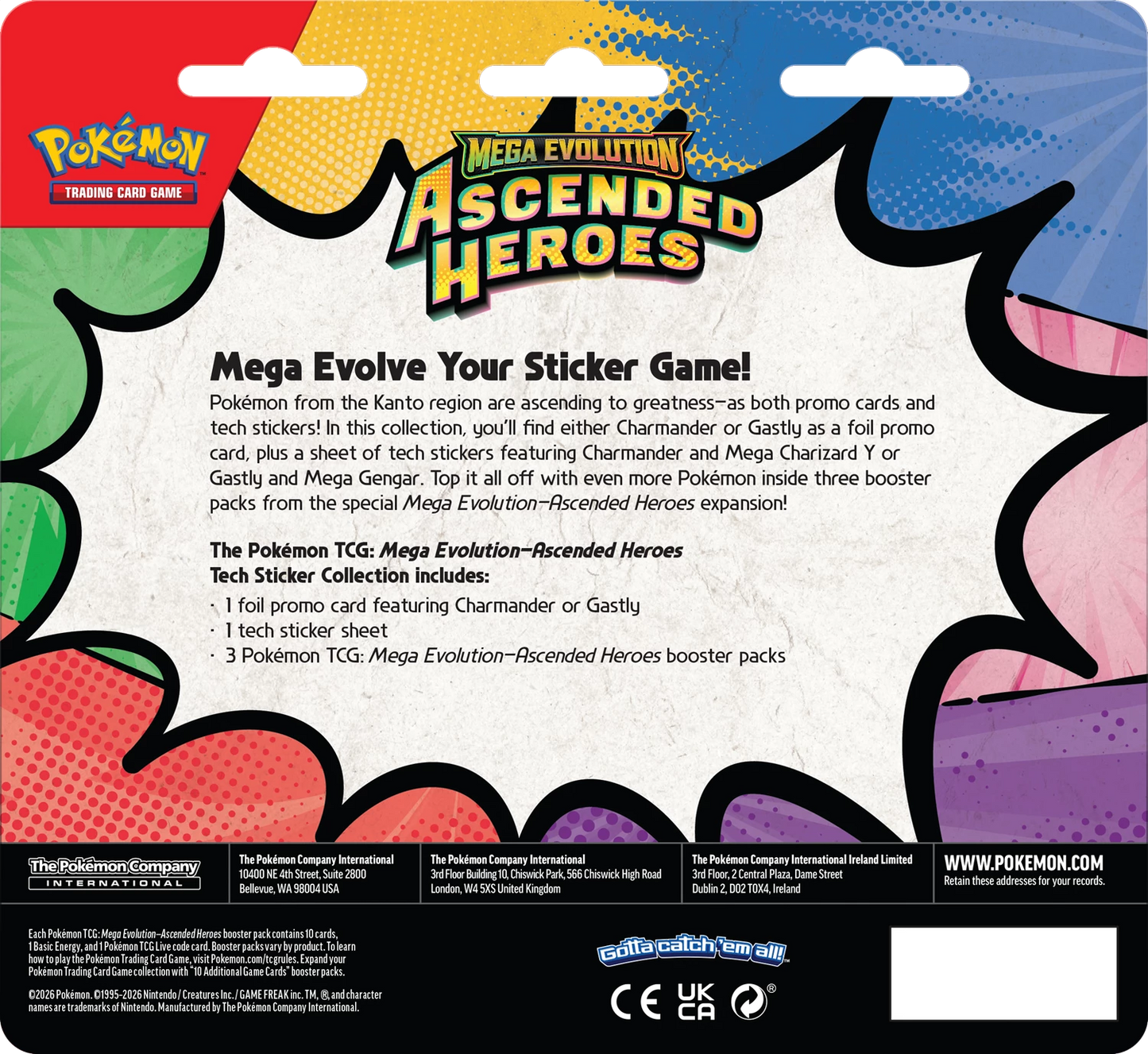 Pokémon Ascended Heroes Tech Sticker Collection (M2.5)
