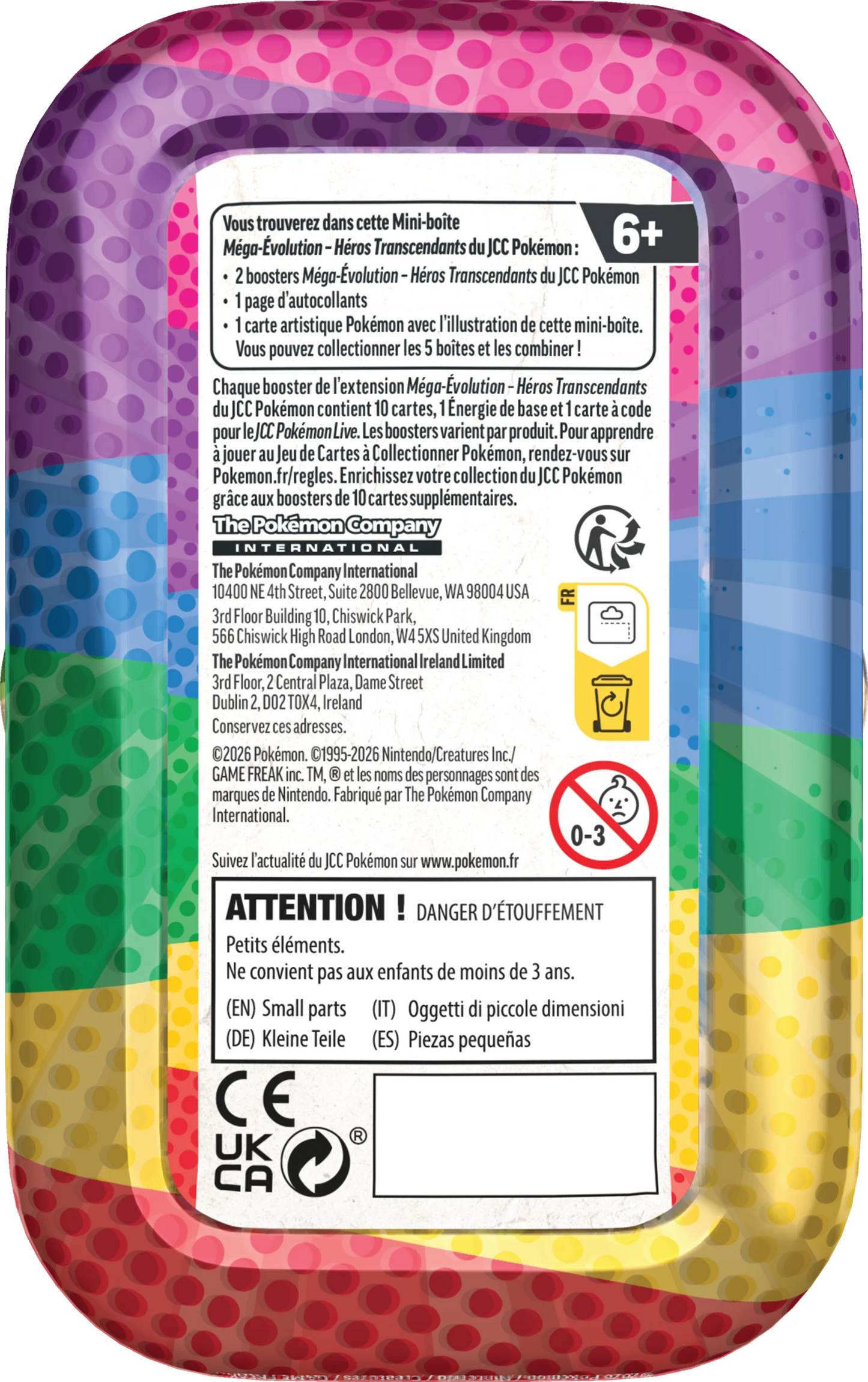 Pokémon Mega Evolution Ascended Heroes Mini Tin (M2.5)