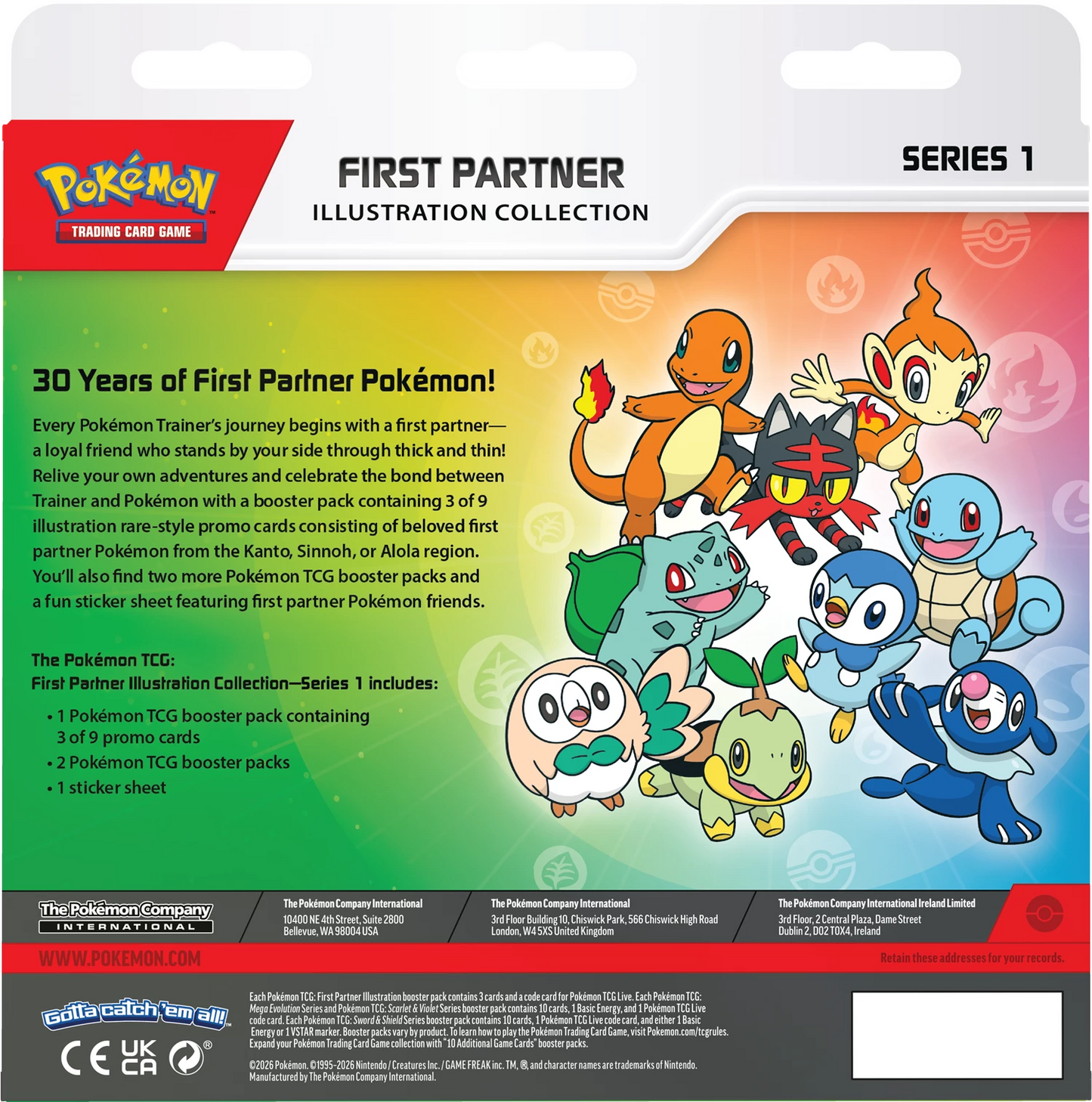 Pokémon First Partner Illustration Collection 1