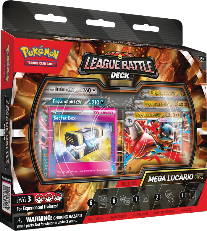 Pokémon Mega-Lucario-Ex-Liga-Kampfdeck