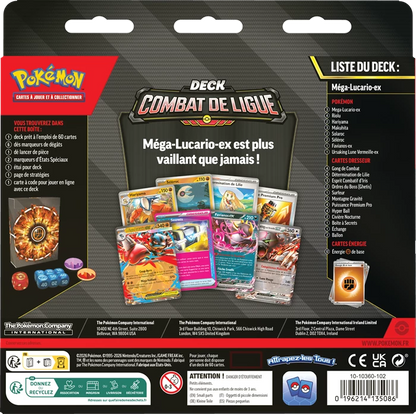 Pokémon Mega-Lucario-Ex-Liga-Kampfdeck