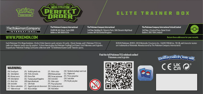 Pokémon Mega Evolutions Perfect Order Elite Trainer Box (M03)
