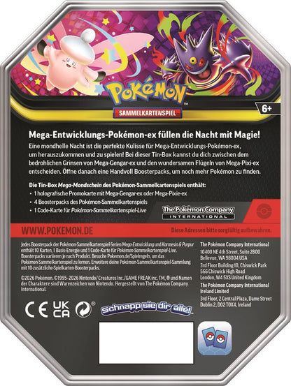 Pokémon Mega Mondlicht ex Box