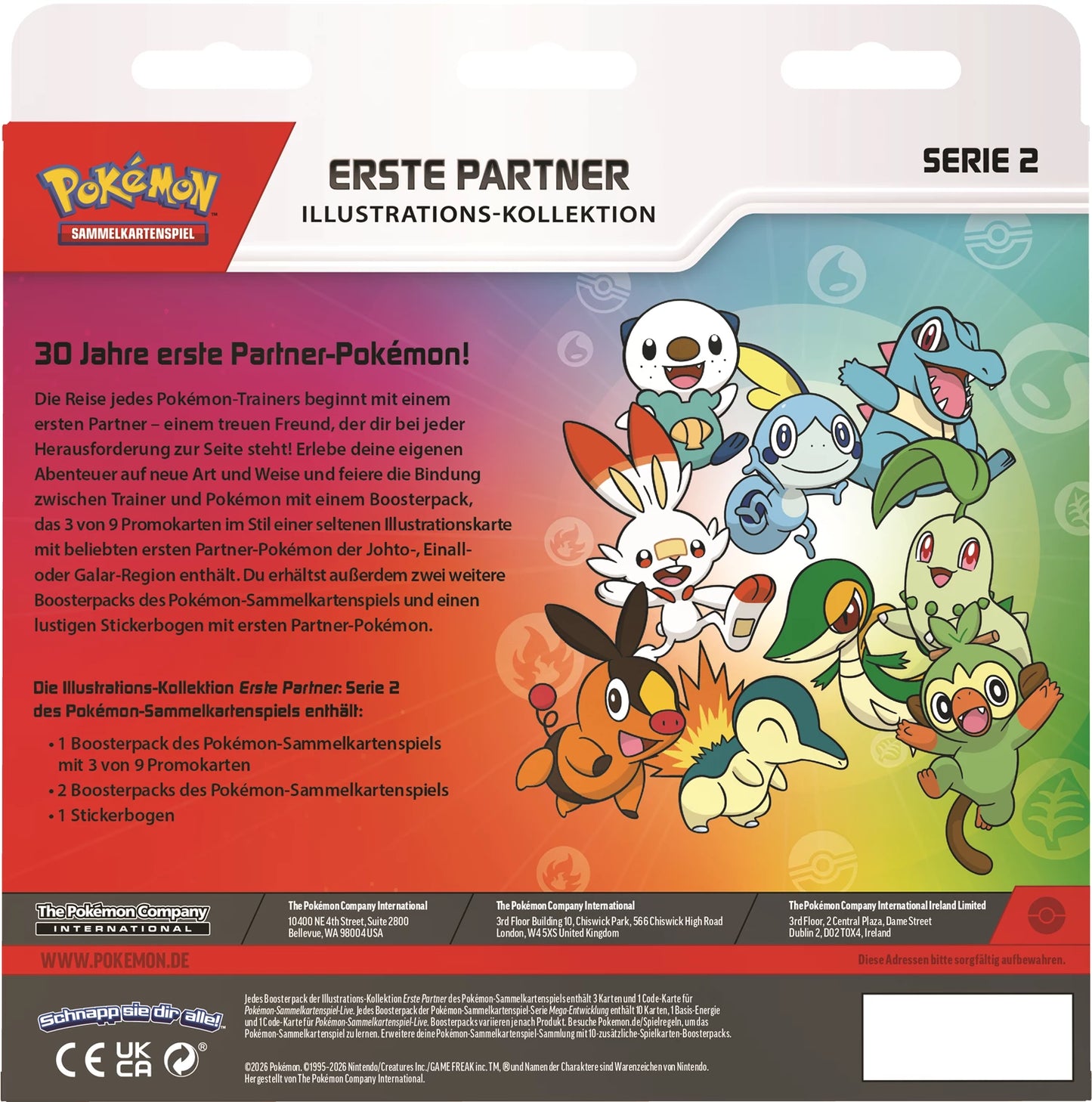 Pokémon Illustrationen der ersten Partner Kollektion 2