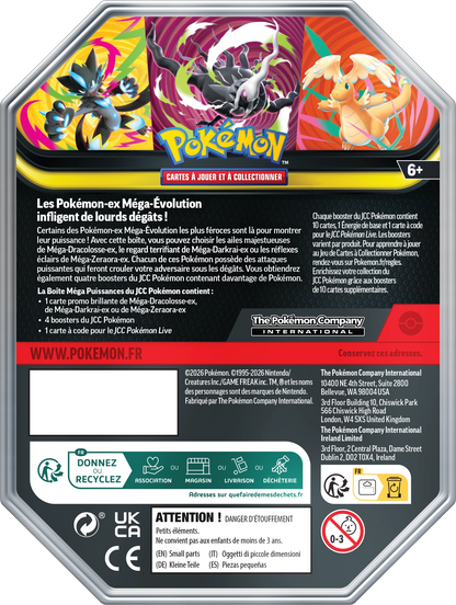 Pokémon Mega Forces ex Tin
