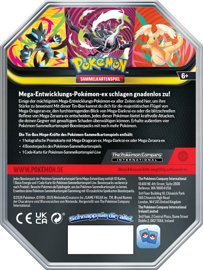 Pokémon Mega Forces ex Tin