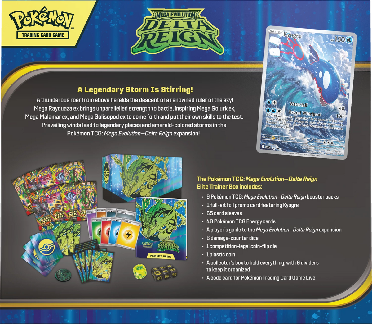 Pokémon Mega Evolution Delta Reign Elite Trainer Box (ME06)