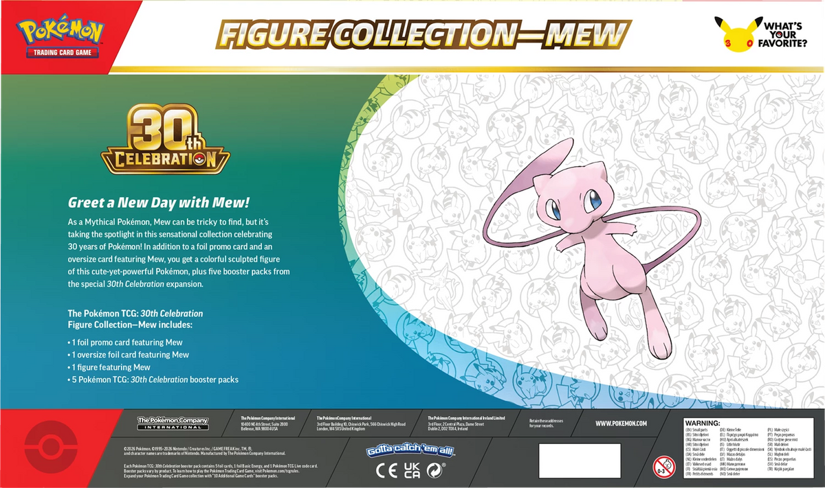 Pokémon 30th Celebration Figure Collection