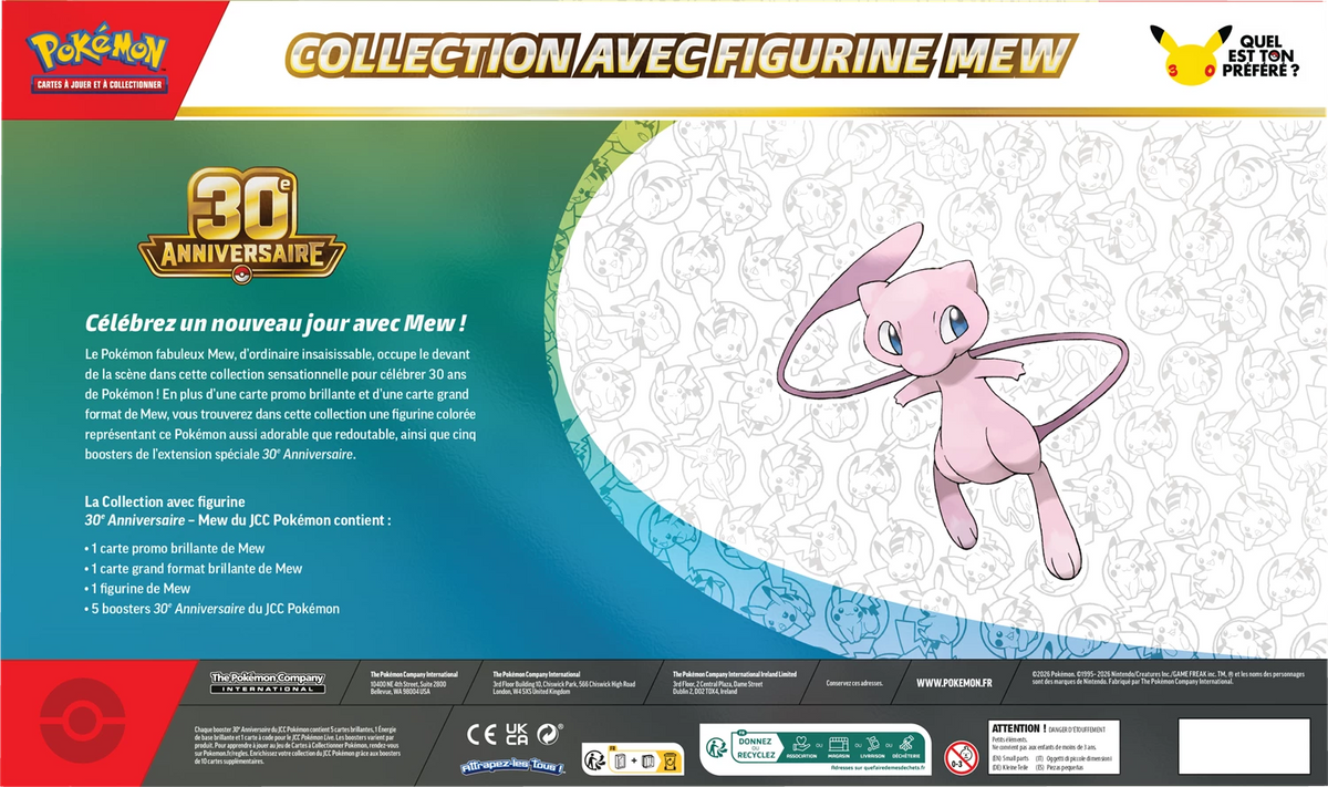 Pokémon 30th Celebration Figure Collection