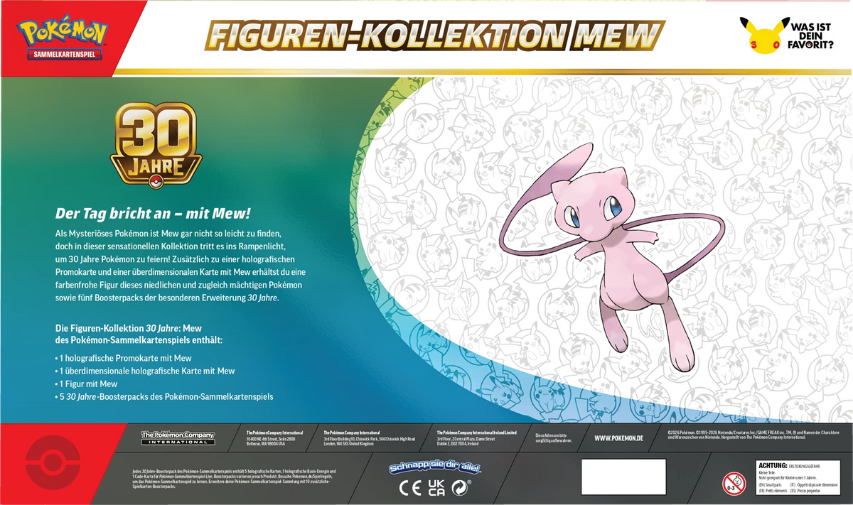 Pokémon 30th Celebration Figure Collection