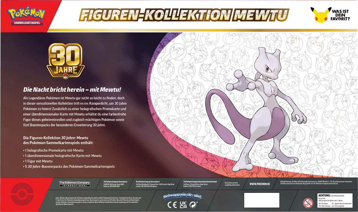 Pokémon 30th Celebration Figure Collection