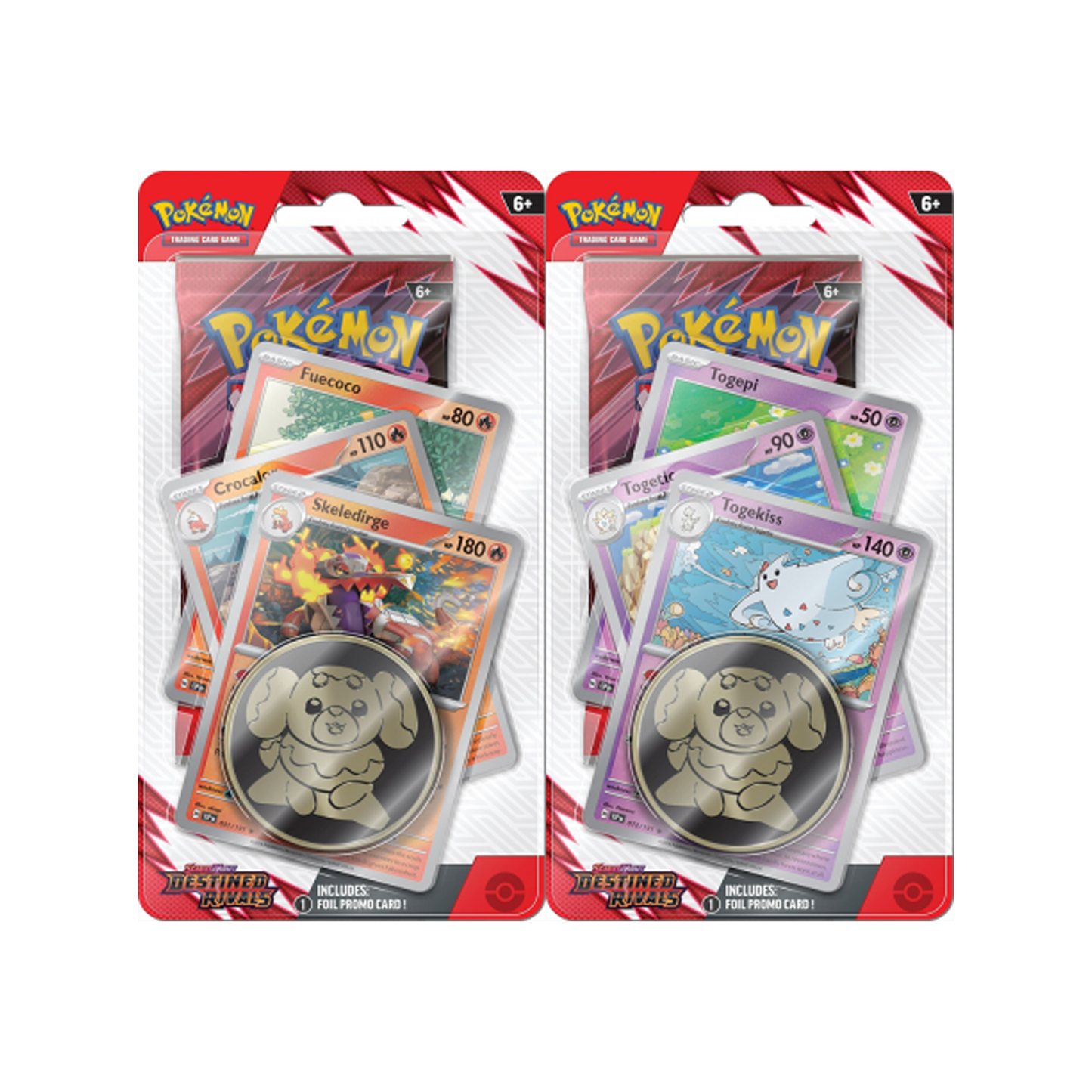 Pokémon Schicksalhafte Rivalen Premium Checklane Blister-Set (SV10)