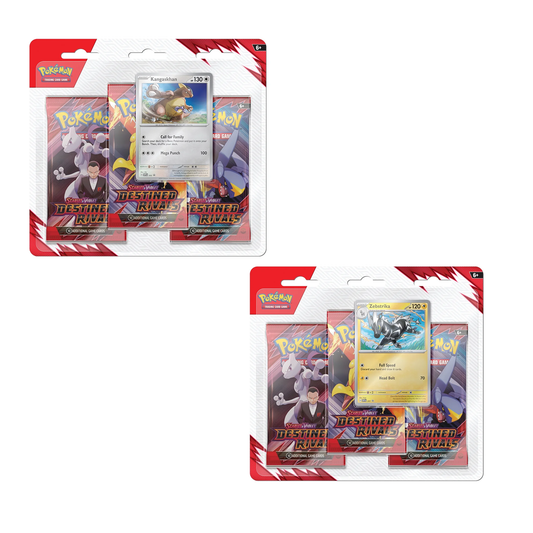 Pokémon Destined Rivals Three Pack Blister (SV10)
