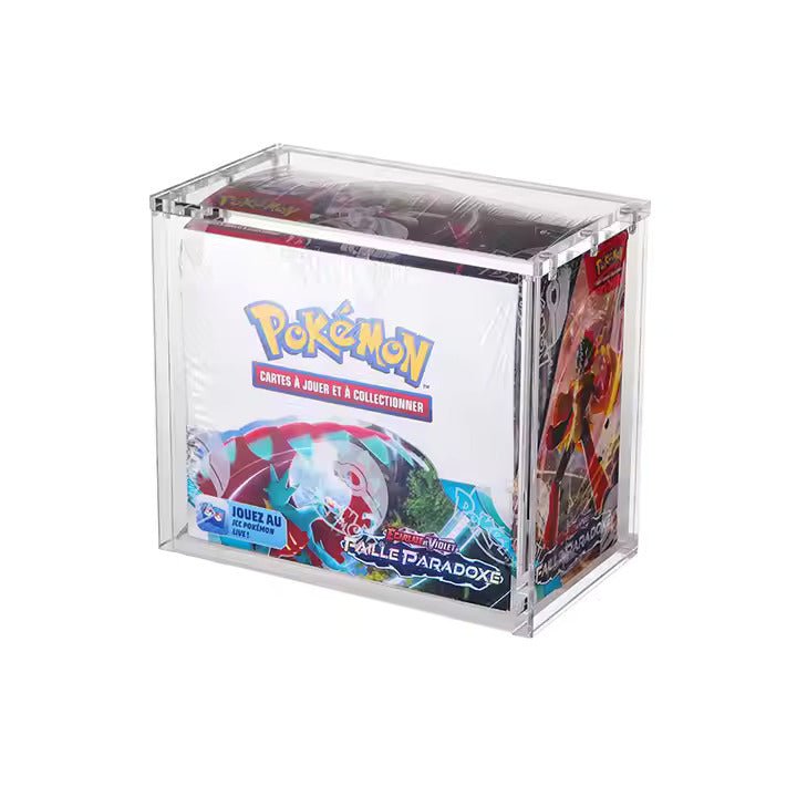 acrylic case pokemon booster box Booster Box Acrylic Case – Detsuki