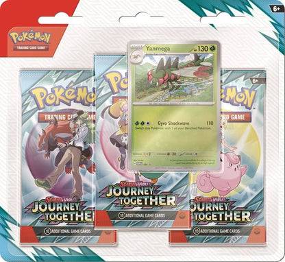 Detsuki - Pokémon Journey Together Three Pack Blister (SV09)