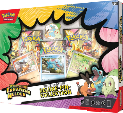 Detsuki - Pokémon Mega Evolution Ascended Heroes First Partners Deluxe Pin Collection (M2.5)