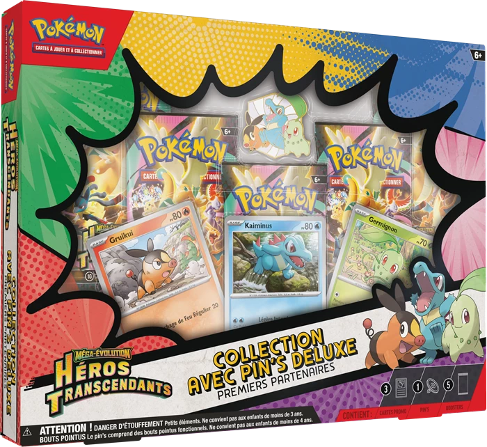 Detsuki - Pokémon Mega Evolution Ascended Heroes First Partners Deluxe Pin Collection (M2.5)