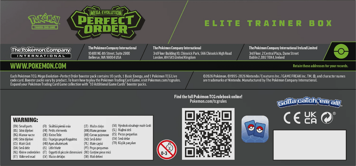 Detsuki - Pokémon Mega Evolutions Perfect Order Elite Trainer Box (M03)