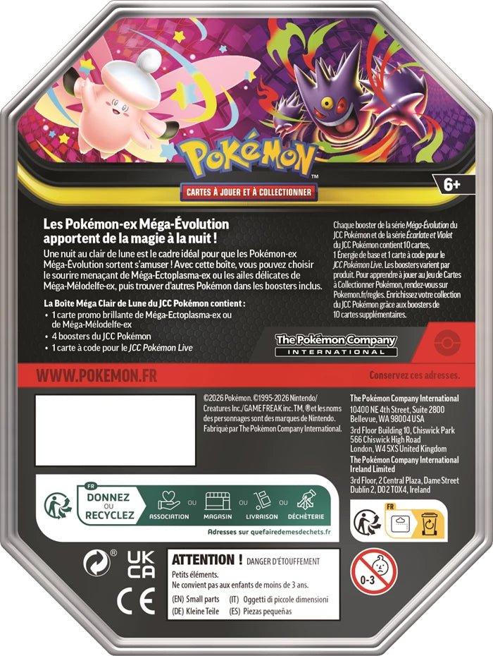 Detsuki - Pokémon Mega Moonlit ex Tin
