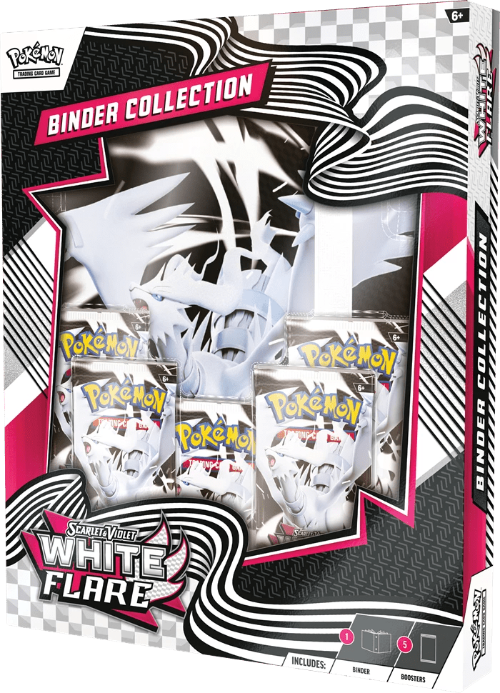 Pokémon White Flare Pocket Portfolio Collection (SV10.5)
