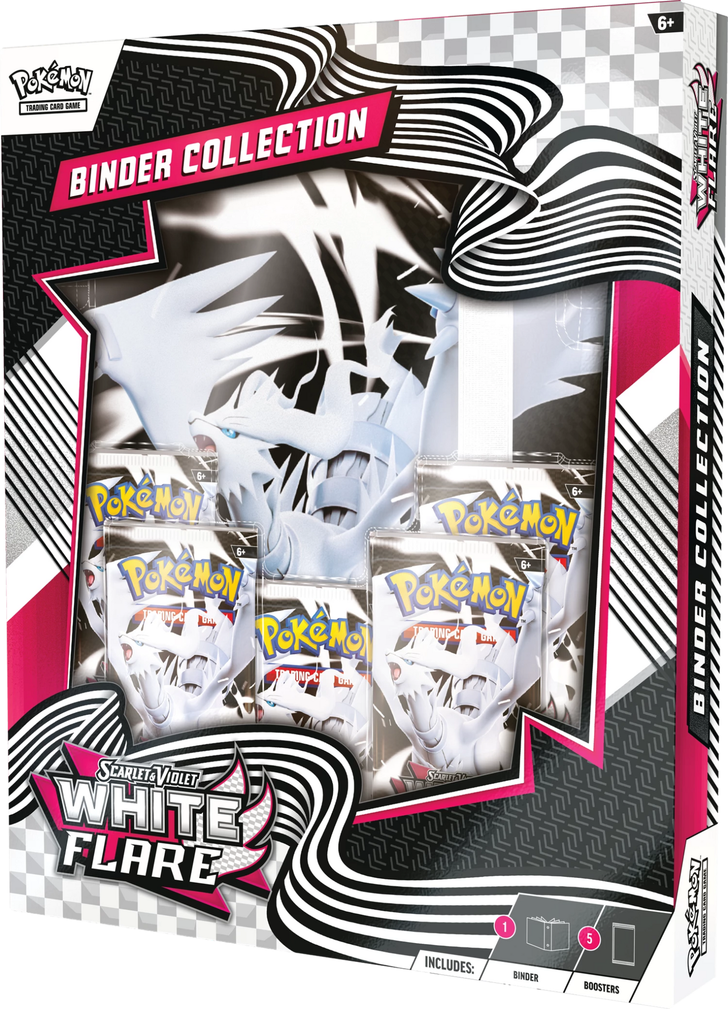 Pokémon White Flare Pocket Portfolio Collection (SV10.5)