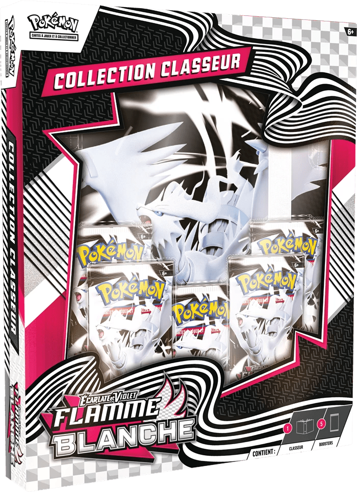 Pokémon White Flare Pocket Portfolio Collection (SV10.5)