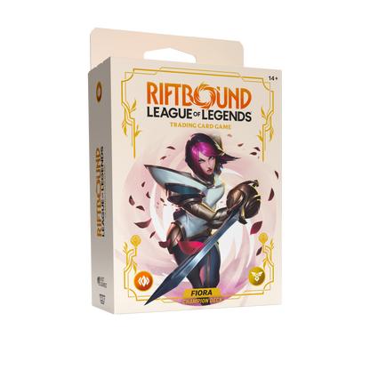 Riftbound League of Legends Spiritforged Fiora Champion Deck